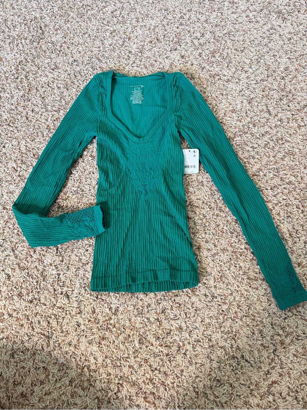 Free People sz XS/S Dynamic Duo Long Sleeve